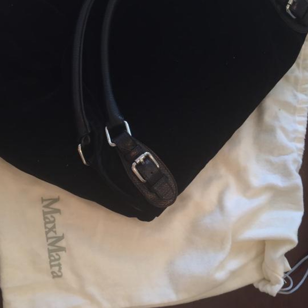 Max Mara suede bag